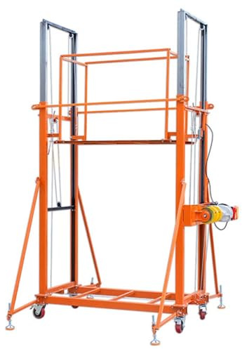 Ponteggi Elettrici Con Telecomando, Piattaforma Elevatrice For Ponteggi Mobili, Ascensori For Ponteggi A Fune Metallica For Cambiare Le Luci, Verniciatura, Riparazioni Del Tetto(Lift 3M/9.8in)