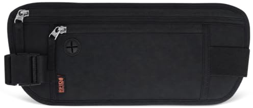 Secure Money Belts for Travel Hidden with RFID Blocking，Anti Theft Bumbag