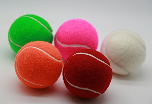 Price's 5 coloured Tennis balls(5)