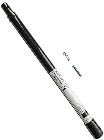 NEMAXX® Prolunga per Trapano da Terra [600MM – UNIVERSALE] – Compatibile con tutti i trapani a motore a scoppio con diametro interno del tubo di 20 mm – Con sicura a spina e in acciaio – Nero