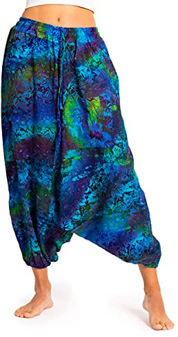 PANASIAM Aladin Pants B012 Blue Green, M