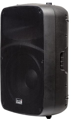 PROEL Italian Stage IS SPX15AUB - Cassa Attiva Diffusore da 400w di Picco bi-amplificata da 15 con Multimedia player: Usb Flash Drive, Sd Memory Card, STEREO Bluetooth Device, Remote Control, Nero