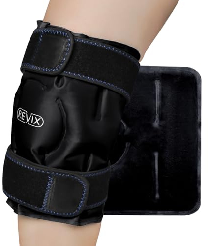 REVIX Ice Pack for Knee Pain Relief, Reusable Gel Ice Wrap for Leg Injuries, Swelling, Knee Replacement Surgery, Cold Compress Therapy for Arthritis, Meniscus Tear and ACL