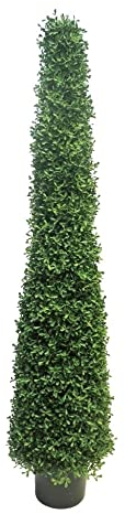 artplants.de Künstliche Buchsbaum Pyramide Fritz, crossdoor, 130 cm - Künstlicher Formschnitt