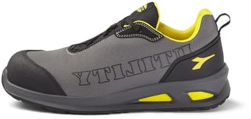 Utility Diadora, Scarpe Antinfortunistiche Unisex, Smart SOFTBOX Low S1PL FO SR ESD, Colore Steel Gray, Taglia 40