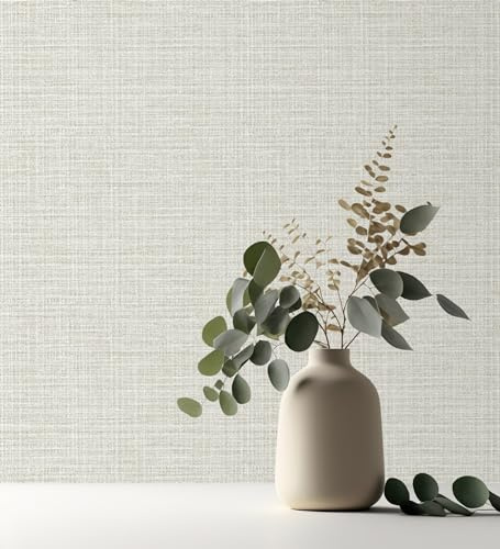 GAULAN 500682396 Papier peint imitation toile de raphia texturé en relief pour mur salon cuisine stanza salle à mange bureau cabinet bars hôtels - Échantillon DIN A4
