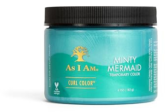 As I Am Curl Color Minty Mermaid Gel de coloration temporaire et curling 170 g