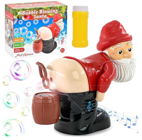 Jultomten tvålbubbelmaskin