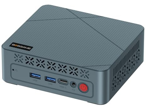 BOSGAME E2 Mini PC, AMD Ryzen 5 3500H (up to 3.7GHz), 16GB DDR4 RAM 512GB NVMe SSD, Desktop Computer 4K Triple Display via Dual HDMI & USB-C, WiFi 5, BT 5.0, Small Form Factor Business Office PC