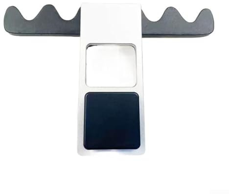 Besshepplo Billardqueue-Halter, faltbar, beschwert, aus Aluminiumlegierung, für 4 Queues mit integriertem Kreidefach, für Snookertische und Spielzimmer