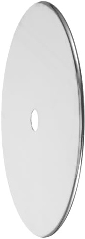 Adaptador de Placa de Inducción de Acero Inoxidable 28, 5cm | Anillo de Mesa para Olla Caliente, Diseño Antidesbordamiento, Color Plata, Amplia Compatibilidad