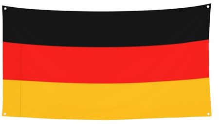 Bandera de Alemania para eventos, bandera colgante, fiesta de cumpleaños, festivales, reuniones, telón de fondo