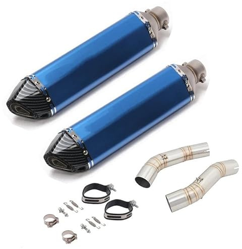 Exhaust Pipe Silencer Motorcycle Exhaust Muffler For YZFR1 YZFR1M YZF R1 MT-10 R1M MT10 2004-2006 Middle Link Pipe Mid Tube Escape System Motorbike Connecting Tube