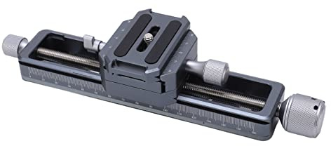 Riel Deslizante de Enfoque Macro para cámaras réflex Digitales, riel de Disparo en Primer Plano con Montura Arca, de Doble riel de precisión de 16 cm para fotografía Macro