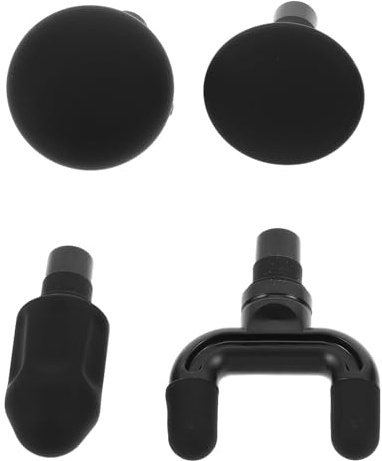 Toyvian Lot de 4 Têtes de Pistolet de Massage en Silicone Remplaçables pour Muscles et Corps, Légères et Solide, pour Sportifs et Détente Après Entraînement