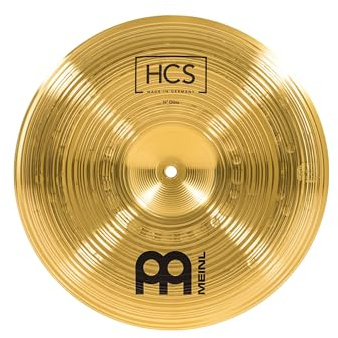 Meinl Cymbals HCS China — 14 Zoll (Video) Schlagzeug Becken (35,56cm) Messing, Traditionelles Finish (HCS14CH)