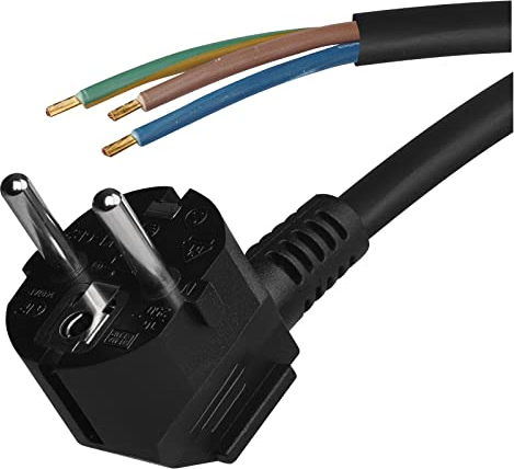 Les eMOS Flexo-câbles PVC 3 x 1 mm Noir 3 m h05 vV-kF-cR2–f3 hY005–f