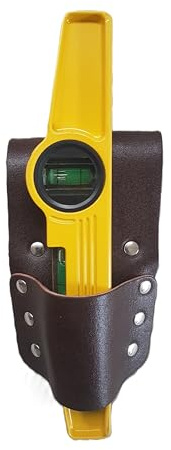 New BBI Strong Leather Holder 4 Scaffolding Tool Belt with 10'' Magnetic Spirit Level Bubble