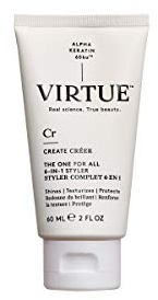 Virtue Create 6-in-1 Styling Cream, Heat Protectant,Frizz Control, 60 ml