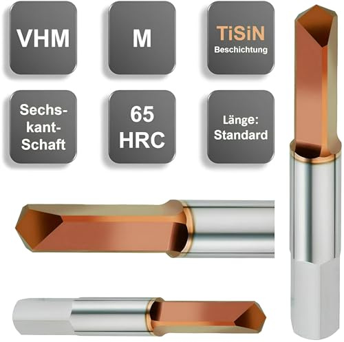 VHM Gewindebohrerausbohrer M3-M12 Ausbohren von gebrochenen HSS/E Gewindebohrer, Größe: M5