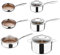 MasterPro - 10-Piece Cookware Set with Glass Lid - Giro Induction Stainless Steel Set, Professional Quality, Tri-Ply Multilayer for Improved Heat Retention & Distribution - Ovenproof