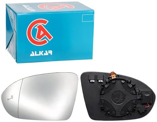 ALKAR 6451459 Spiegelglas Glas Aussenspiegel beheizbar asphärisch links Kompatibel mit OPEL Astra K Sports Tourer B16 Astra K Schrägheck B16 ASTRA K Kasten/Kombi | Kompatibel mit: OPEL ASTRA K, ASTRA K Kasten/Kombi, ASTRA K Sports Tourer