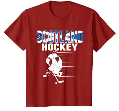 Scotland Ice Hockey Fans Jersey Support Scottish Hockey Team T-Shirt