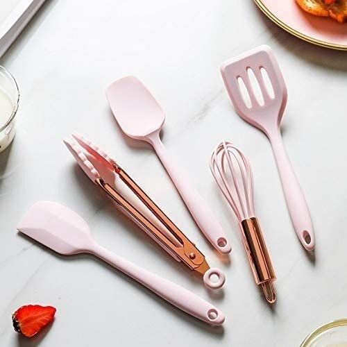 Set d'Ustensiles de Cusine professionnel Ensemble d'ustensiles de cuisine boîte de rangement outils grattoir ustensiles de cuisine ustensiles de cuisine en Silicone ensemble d'ustensiles de cuisine en