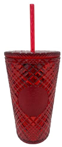 STARBUCKS Vaso con joyas navideñas 2022 Grande 16 oz (rojo)