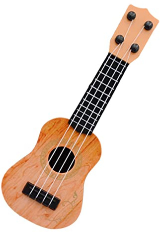 TOYANDONA Ukelele Juguete Para Niños Instrumento Musical De Plástico 9.84In Miniatura Guitarra Infantil Simulado Ideal Para Principiantes Y Educación Musical