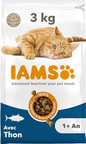 IAMS Adult Complete Dry Cat Food Tuna 3kg - Supports Strong Immune System