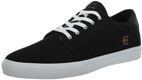 etnies Barge Slim-Skate-sko, herr, Svart, vit silver, 41.5 EU