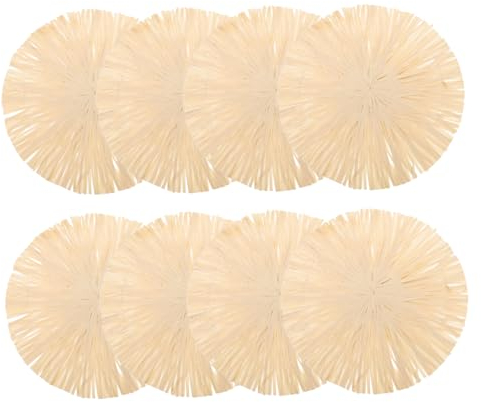 Mikinona Sommer Untersetzer für Tassen aus Papier 8 Stück-Pack Saugfähige Tassenpolster mit Isolationswirkung Dekorativer Tassenuntersetzer für Party Tischsets und Sommerliche Trinkgefäße