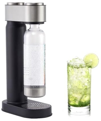 Sparkling Water Maker Soda Maker Machine for Home Carbonating, Easy To Operate, with BPA free PET 1L Carbonating Bottle, Soda Maker, Suitable for a Variety of Drinks