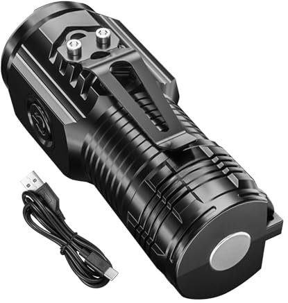 Linternas Para El Hogar, Linternas De Alto Lúmenes | Linterna brillante impermeable Linternas LED pequeñas Altos lúmenes,Equipo de camping, potente linterna multifuncional para aventuras al aire libre