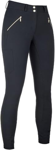HKM Damen Hose Lia High Waist Silikon Vollbesatz