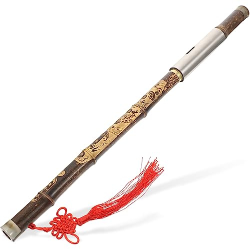 BESPORTBLE Traditionelle Bambus Bawu Flöte f Tonart Mit Polierten Klanglöchern Glatter Oberfläche Angenehmem Klang Chinesisches Holzblasinstrument Für Anfänger Und Kinder