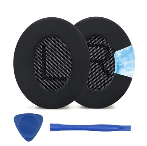 Replacement Ear Pads for Bose QuietComfort 35 (QC35) Over-Ear Headphones, Earpads Also Fit for Quiet Comfort 35 II (QC35II) Headphones. (black gel)
