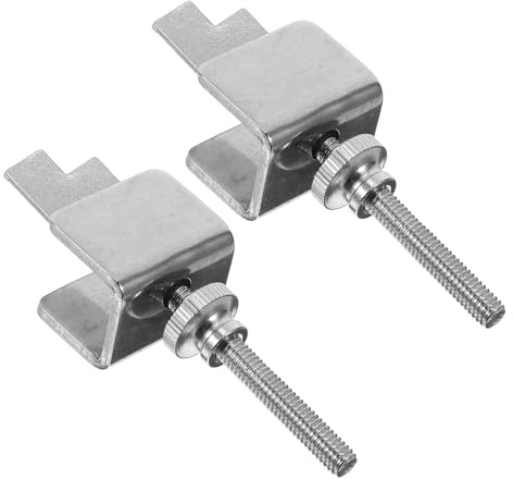 OATIPHO Lot de 2 Serrures de Porte Portable en Acier Inoxydable Verrou de Sécurité pour Hôtels et Appartements Compact et Léger pour Voyageurs