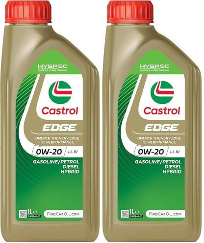 Castrol EDGE 0W-20 LL IV Motoröl, 1L (Packung mit 2)
