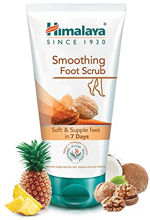 Himalaya Herbals Smoothing Foot Scrub with Walnut, Coconut, Pineapple and Aloe Vera- 150ml