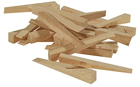 Stubai Fliesenkeile Buchenholz, 250 Stück, 7 x 54 x 6 mm, 419830
