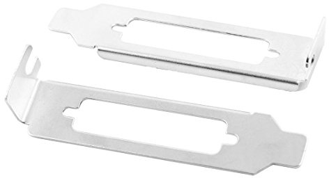 sourcing map 2stk. DB25 LPT Parallel Anschluss Niedrig Profil Mini Kasten PCI Halterung Platte Halbe Größe de
