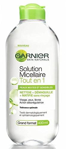 GARNIER - Solution Micellaire - Tout en 1 Peaux mixtes et sensibles - 400ml