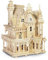 CUTEROOM 3D Wooden Puzzle House Holzpuzzle Erwachsene 3D Villa Modellbau Holzbausatz für Erwachsene Kinder