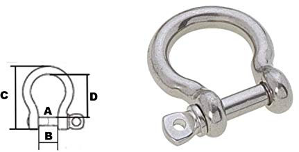 PARACHINISHOP GRILLO AISI 316 Lyra D 14 MM Accessori Barca Nautica