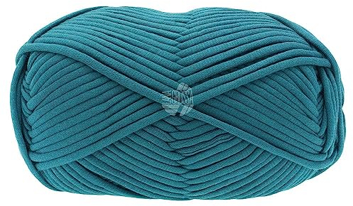 LANA GROSSA The Tube | Weiches & gefüllte, ideal geeignet für Home- Accessoires und Taschen | Handstrickgarn aus 60% Baumwolle & 40% Nylon | 200g Wolle zum Stricken & Häkeln | 114m Garn FB 12