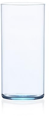 Ichendorf Set di 2 Bicchieri Bibita blu ghiaccio | Collezione Mediterraneo | 36,5 cl | Vetro