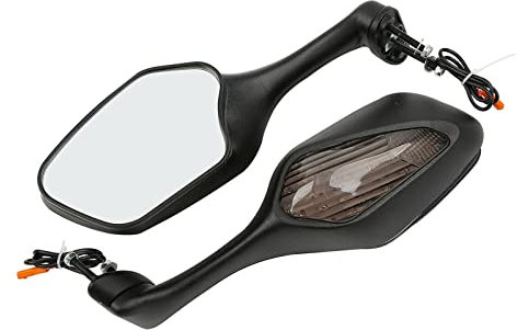 Zubehör Motorrad Für H&onda CBR1000RR 2017-2019 2018 2008 2009 2010 2011 2012 2013 2014 2015 2016 Rückspiegel Mit LED-Blinkern (Color : 2008-2016(White Light))