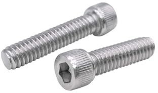 Muarted 10/20 Stück Schrauben Innensechskantschraube 1/4-28 Größe Zoll Außensechskantschrauben UNF Vollgewinde gerändelt Antriebstyp Steigung(10 PCS-3/4)